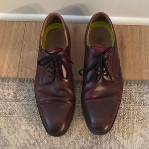 Men's Burgundy Leather Dress Shoes